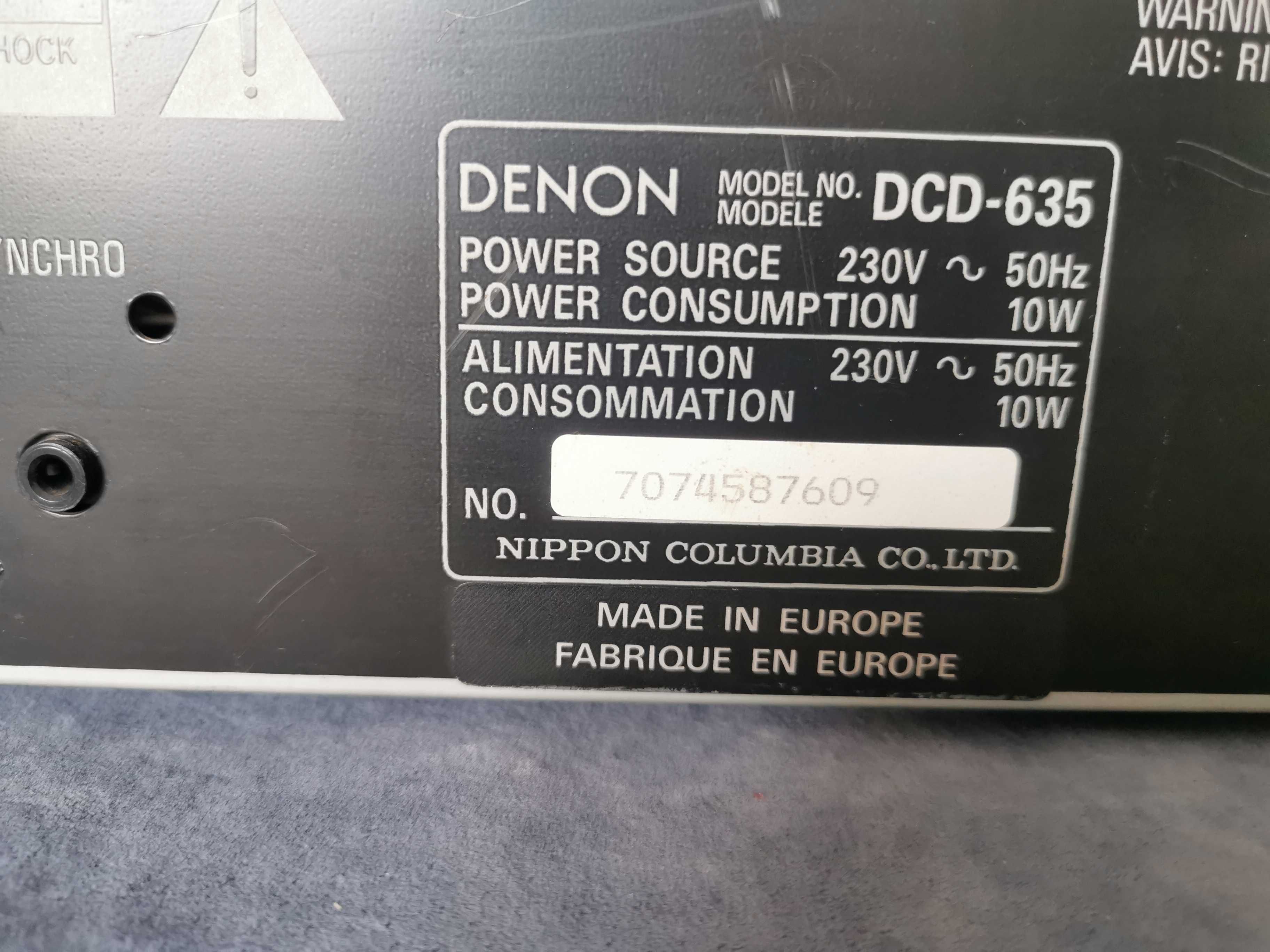 CD player DENON DCD 635