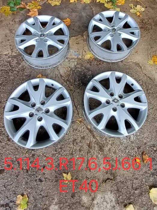 Джанти  17-ки за Рено, Нисан, Дачия и Инфинити   5/114,3