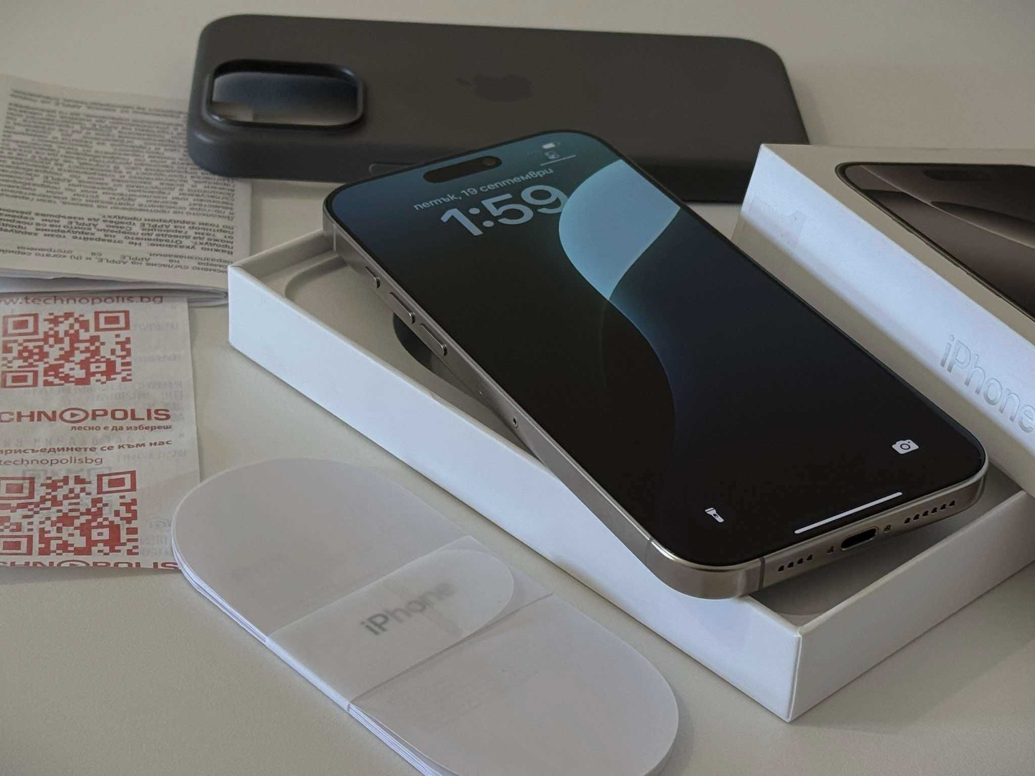 Бартер! Гаранция! iPhone 16 Pro Маx Natural Titanium