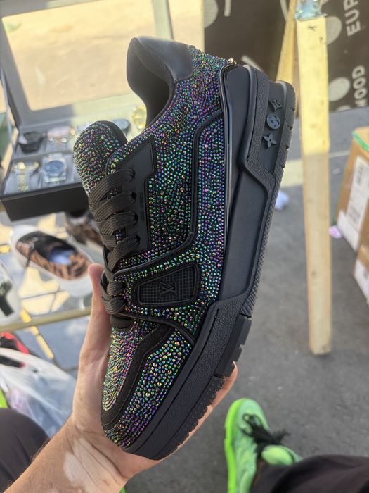 Louis vuiton cristal trainers 2025