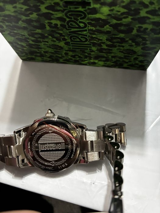 Ceas Just Cavalli dama argintiu