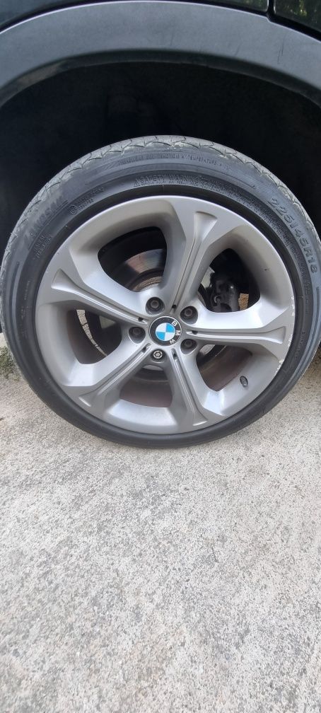 Jante bmw style 320 5x120 8j 18 et 30 cauciucuri vara dot 2023