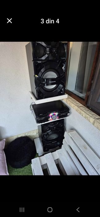 Vând acest sistem audio panasonic de 2400w  ca nou