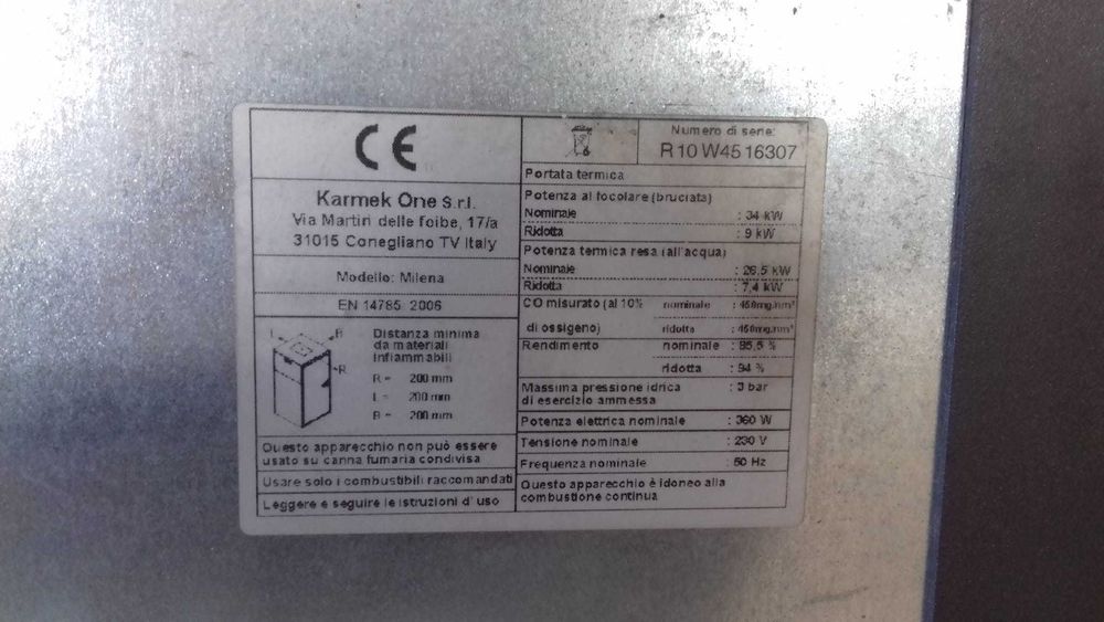 Vand Cazan pe peleti Karmek 34 kw
