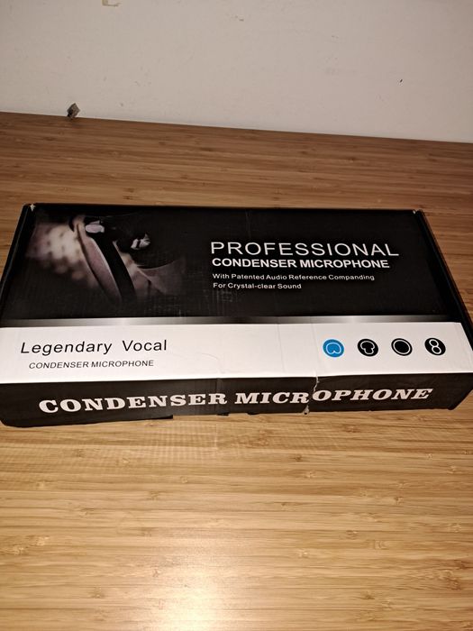 Microfon de studio condenser edman BM800 cu stand inclus