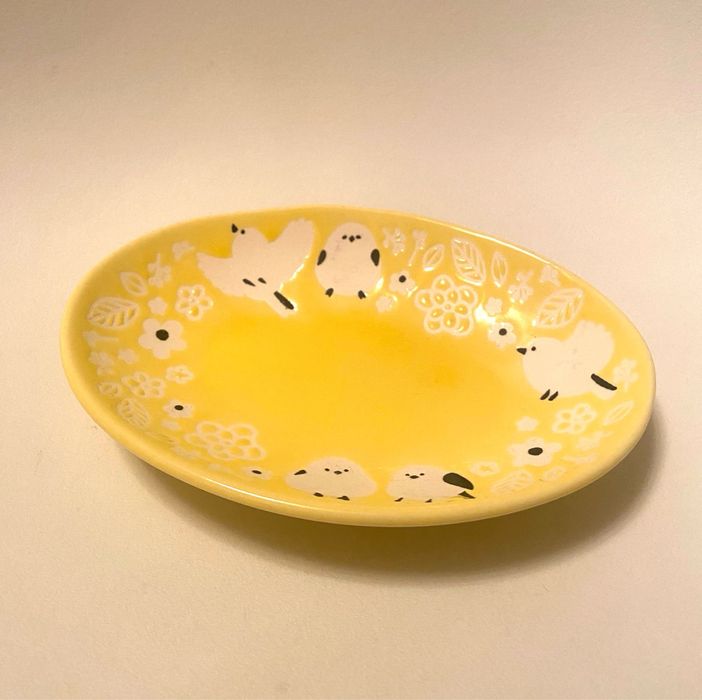 Тарелка с птичками