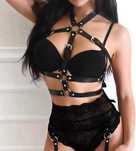 Ham, body chain belt, BDSM din piele Sexy - Transport Gratuit