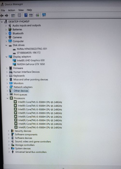 ASUS TUF FX505GT i5-9300H/15.6" FHD/144Hz/8GB/512GB SSD/GTX 1650 4GB