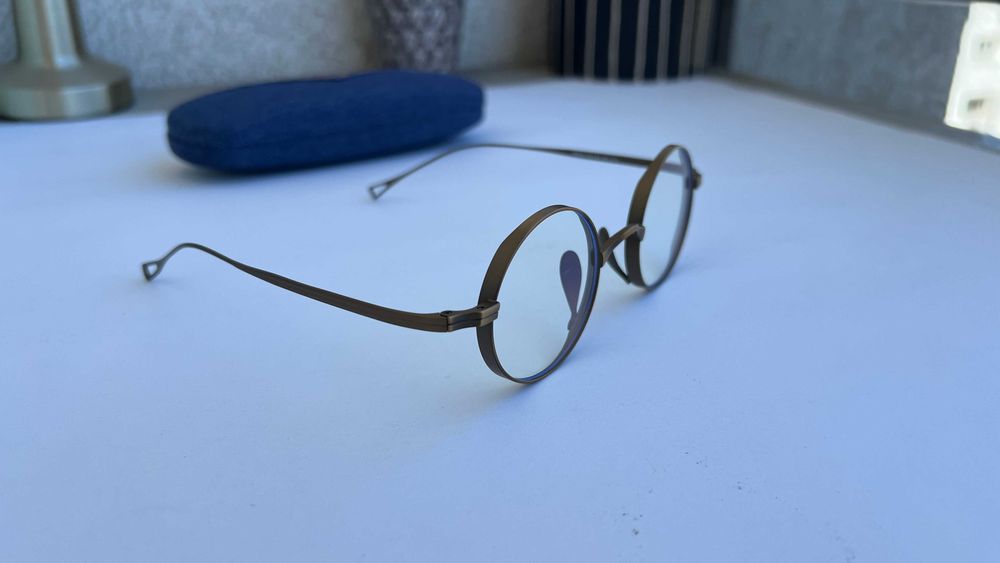 Rame ochelari din Titan - Rame rotunde culoare Bronz