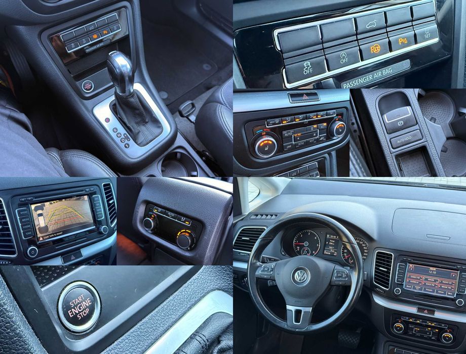 VW Sharan 2.0 TDi 170cp Cutie DSG Panoramic 7 Locuri Dynaudio WEBASTO