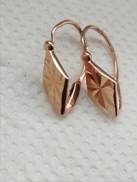 Серьги золотые Союз