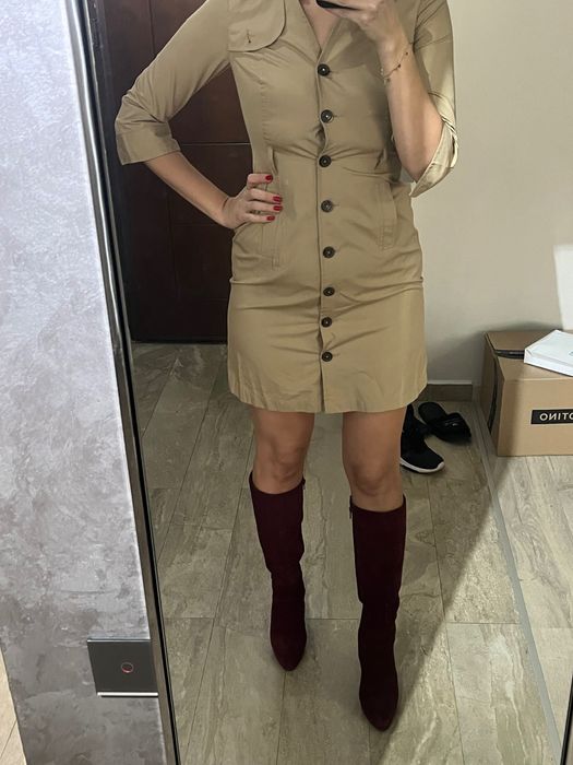 Rochie crema safari