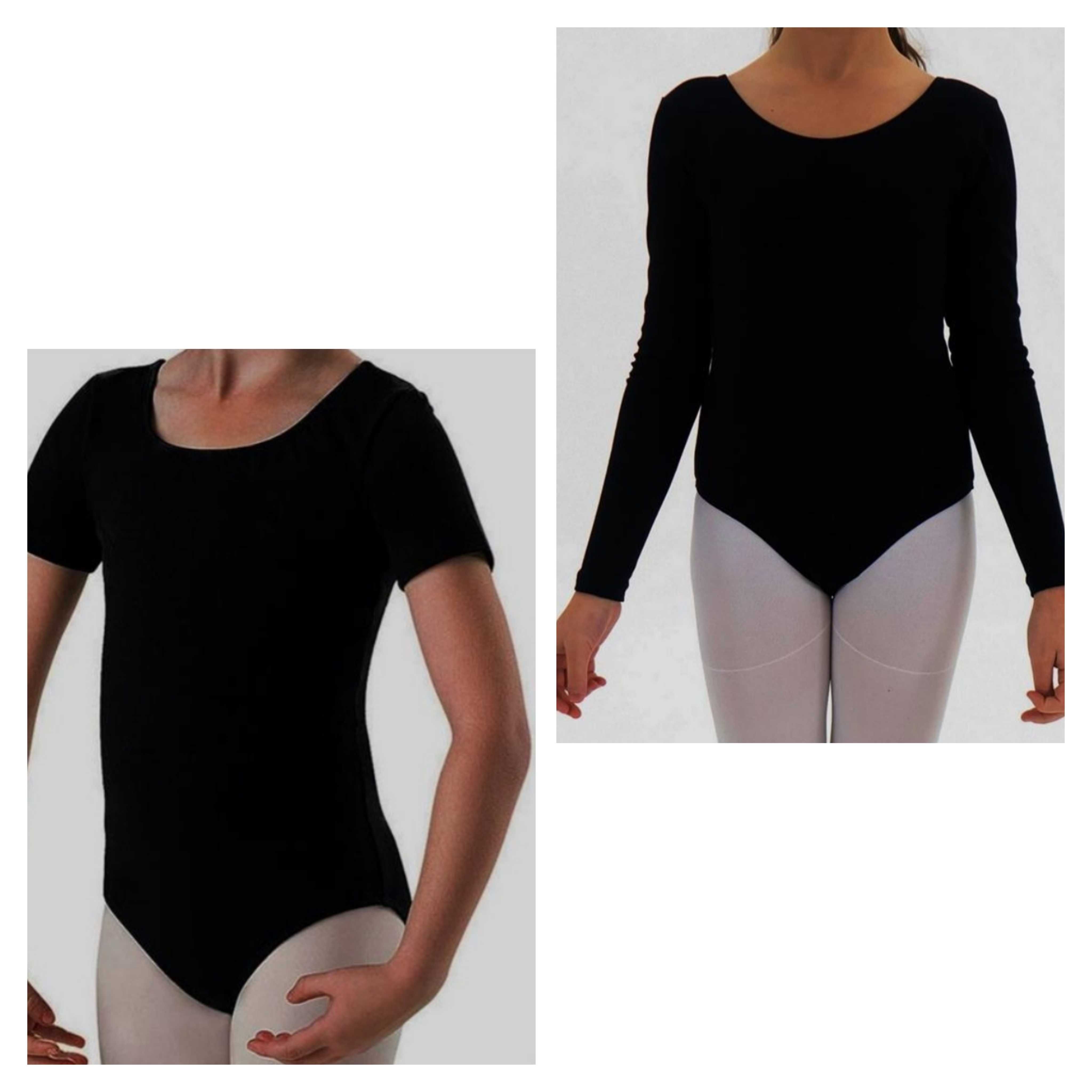 Costum gimnastica, dans - body, 3,4,5,6,7,8 ani, maneca scurta / lunga