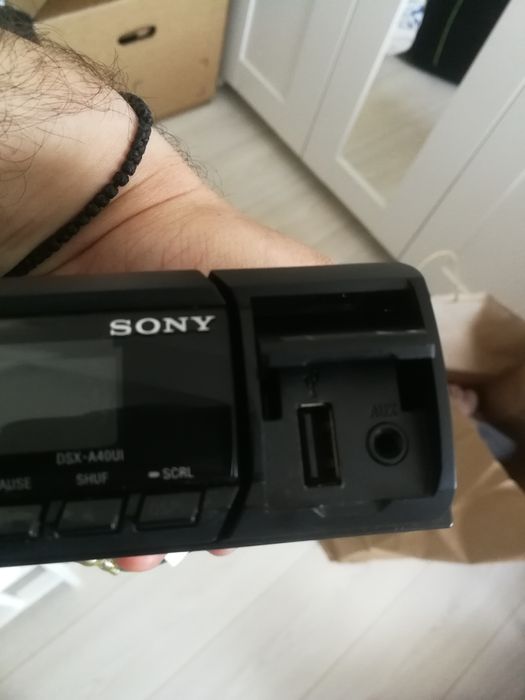 Radio MP3 Player auto Sony DSXA40UI, 4 x 55 W, USB, AUX, telecomanda