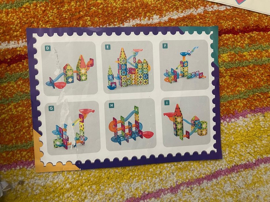 Joc cuburi magnetice 139 piese