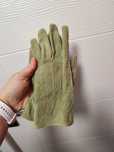 Mănuși piele naturala verde olive-mint M