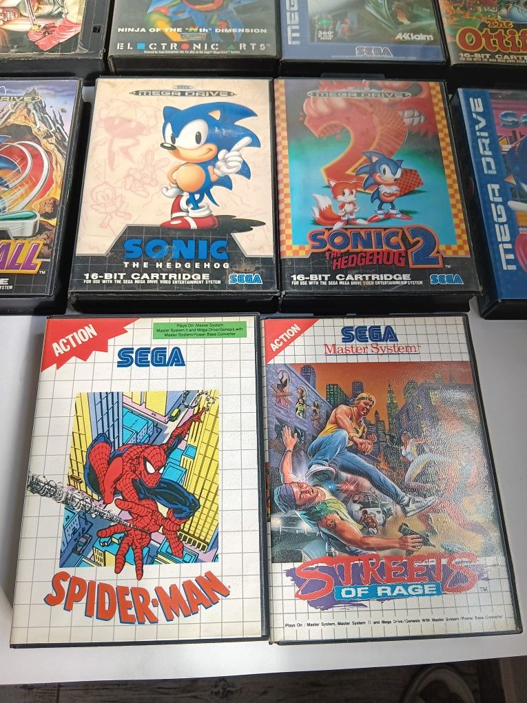 Joc ,jocuri Sega mega drive, Sega master ,Sonic,Shinobi,Originale!!