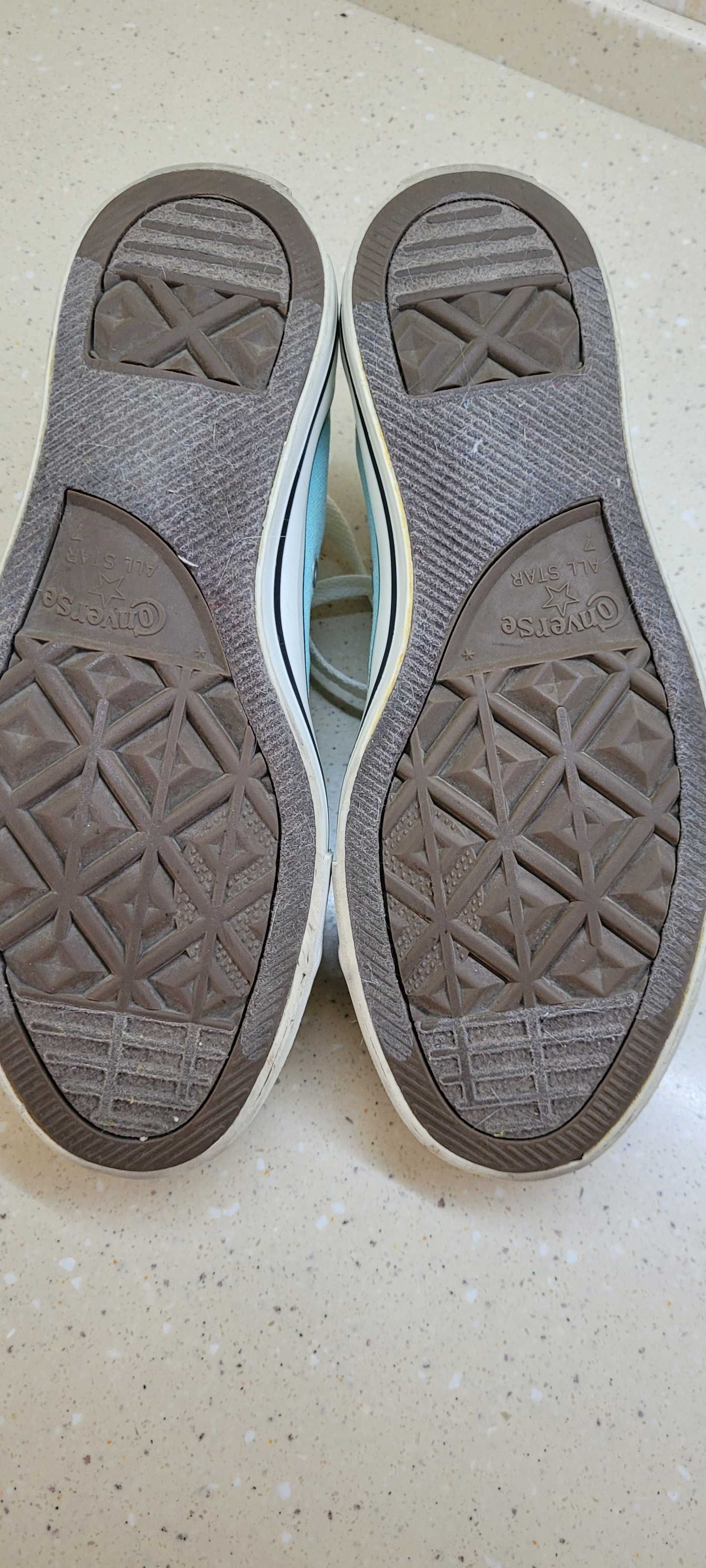 Кеды Converse голубые женские