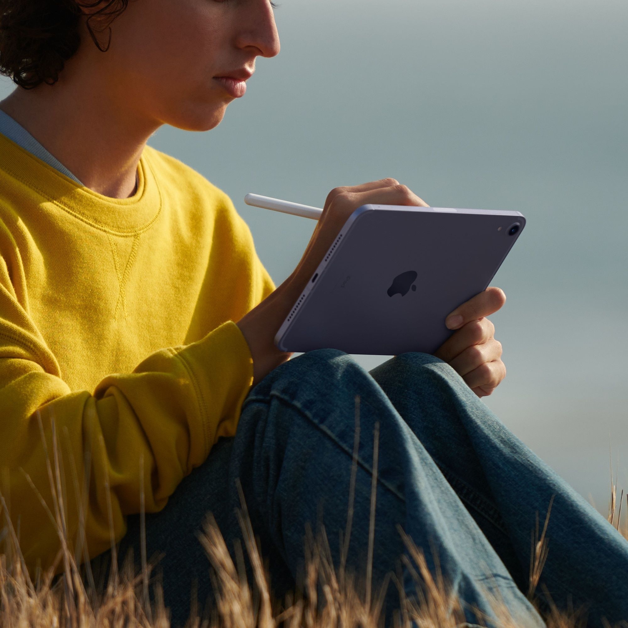 ЧИСТО НОВ - Apple iPad Mini 6, Cellular, 64GB, Starlight - 2 Години Га