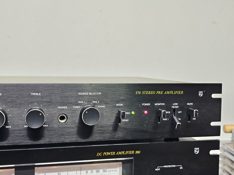 Amplificator Philips 380 si preamplificator Philips 270