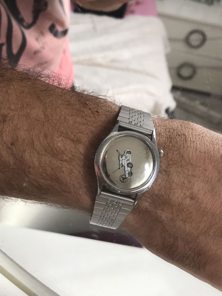 Ceas vechi de colectie Mercedes Benz cu mecanism elvetian