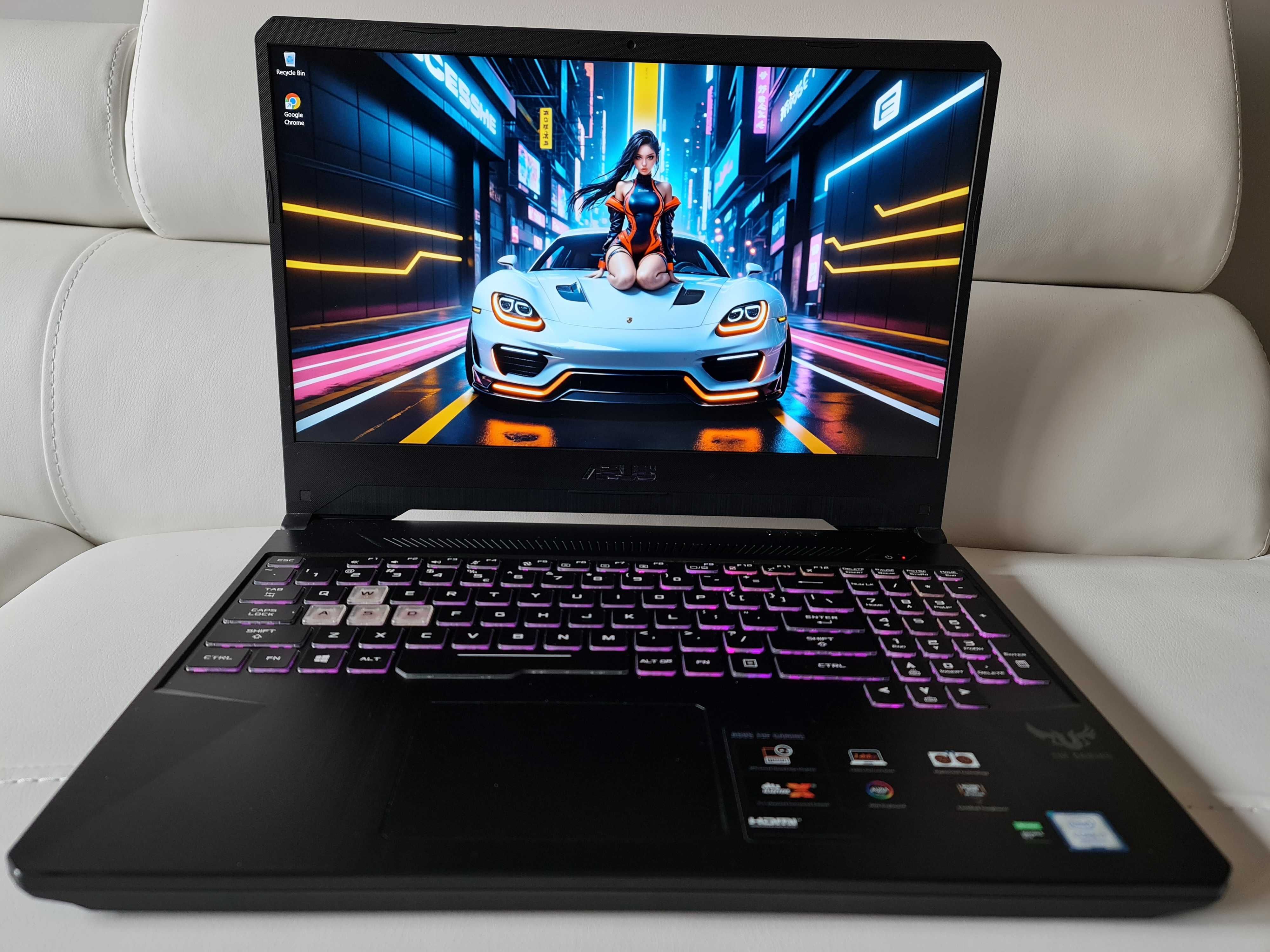 Laptop gaming Asus Tuf nou, intel core i7-9750H ,video GTX 1650