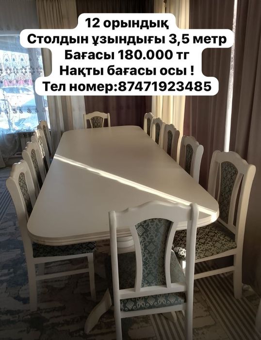 Стол и 12 шт стулья