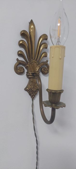 Accesoriu decorațiune lumina vintage colectie bronz Anglia 1940