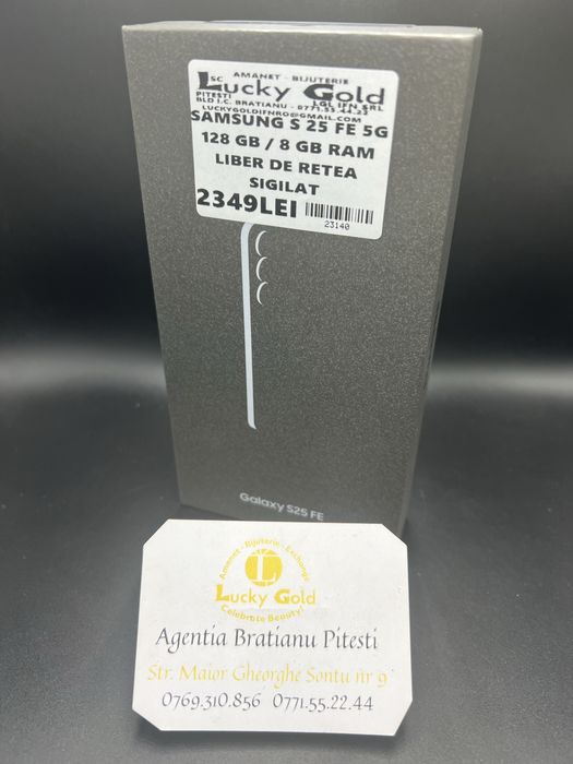 Samsung S 25 FE 128gb 8gb Ram SIGILAT Liber de retea cod prod 23140