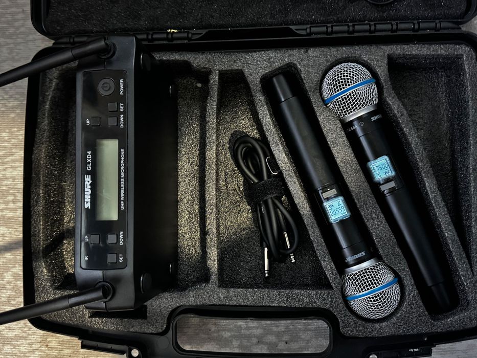 Shure GLXD4 Dual Microphone - GLXD2 BETA 58A - Made in Mexic