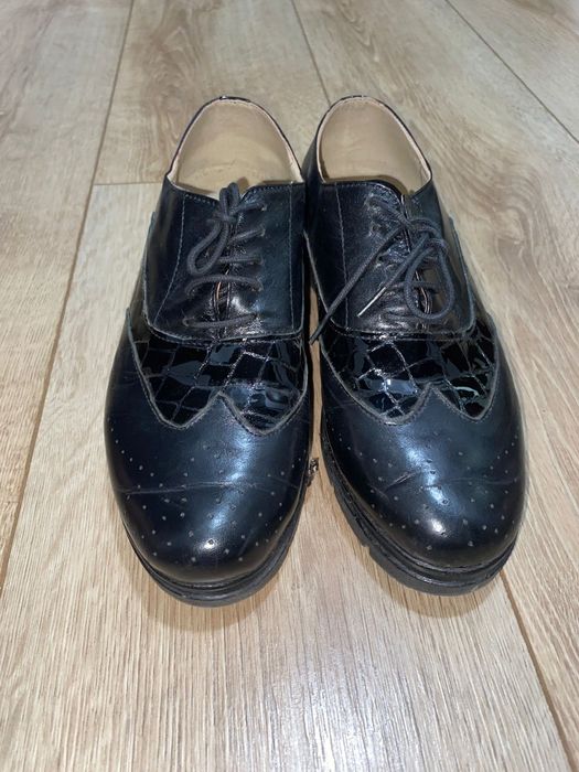 Pantofi piele mar.37