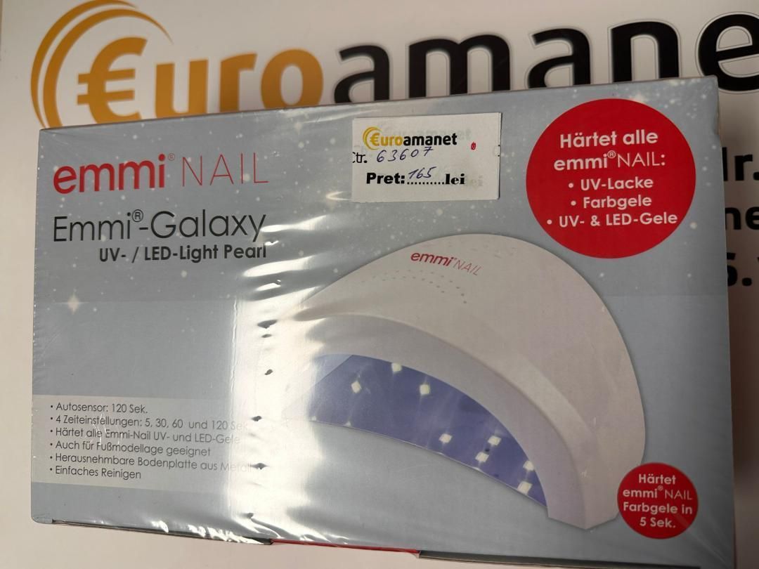 Lampa Unghii Emmi GALAXY UV/LED Light Pearl -T-