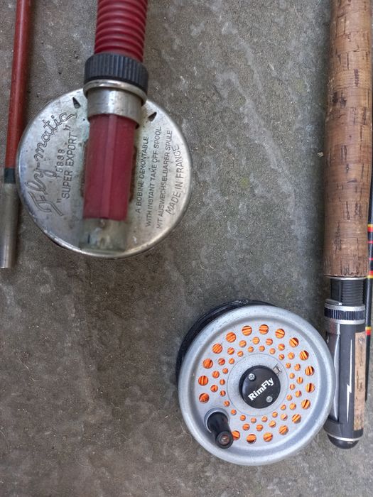 Ретро въдици мухарки Berkley graphite,DAM