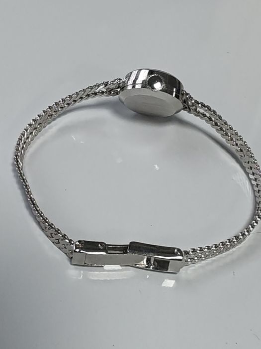 Ceas Anker Glashutte Argint cu Safire Mecanic