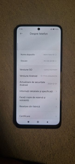 Vand xiaomi 11s impecabil