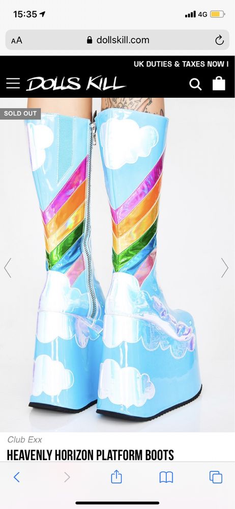 Platforme Dollskill Club Exx