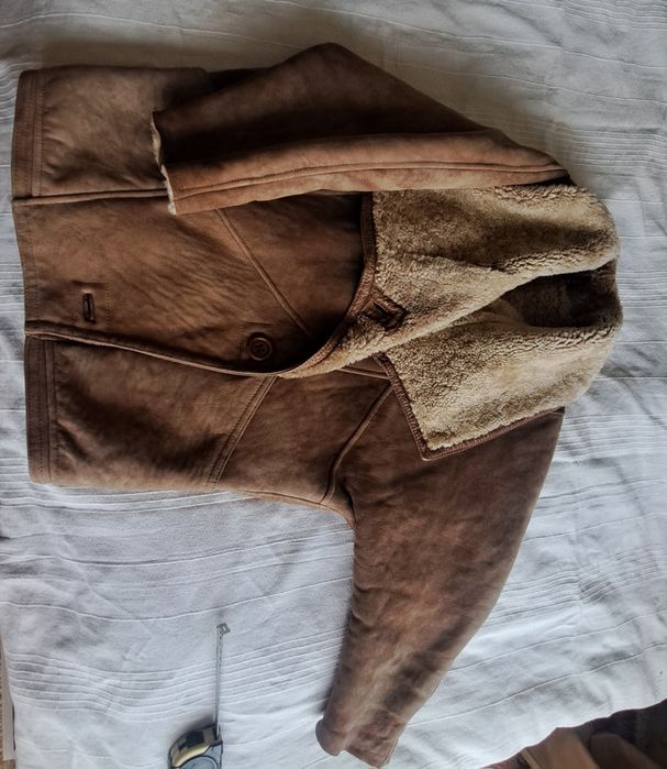 Дамски кожух от агнешка кожа