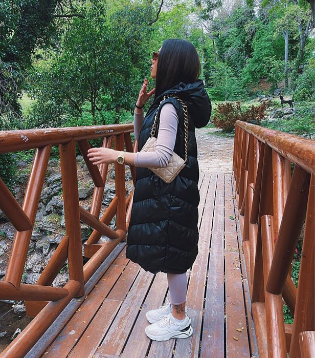 Дълъг дамски елек