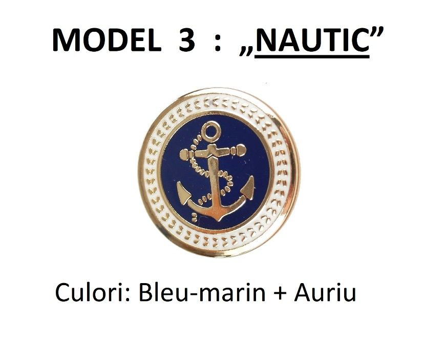 NASTURI METALICI ELEGANTI (cu picior) pentru sacou barbatesc