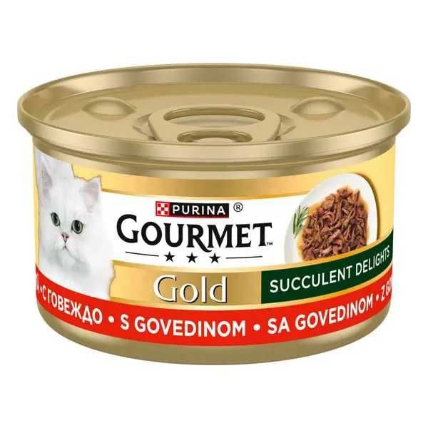 Hrană umedă pentru pisici Gourmet Gold Succulent Delights