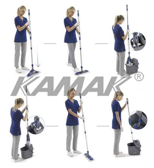 ПРОМОЦИЯ! Комплект кофа с плосък моп, държач и дръжка