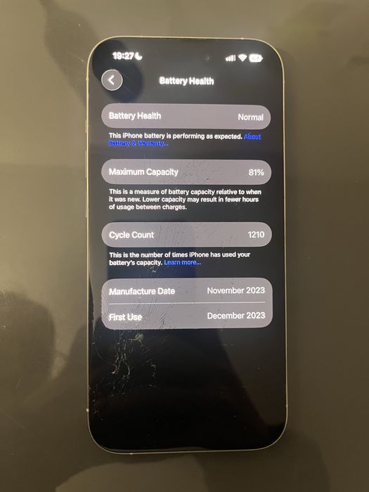 IPhone 15 pro, 256 gb