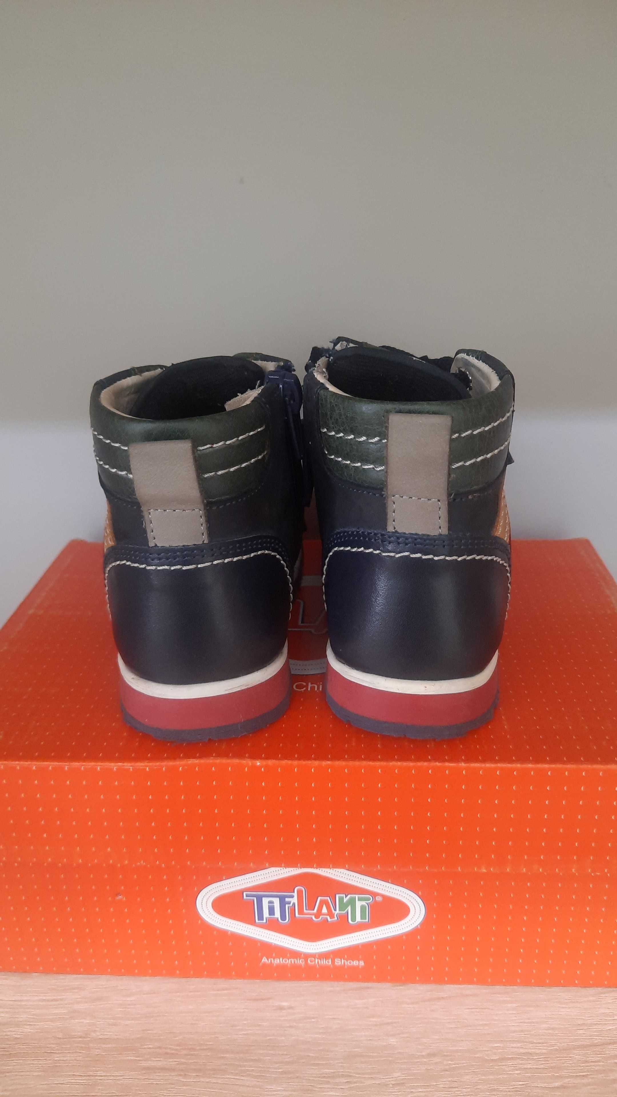 Детские кожаные ортопедические ботинки Тiflani