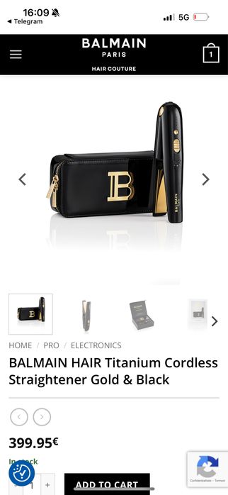 Vand placa de par de la Balmain (este noua )