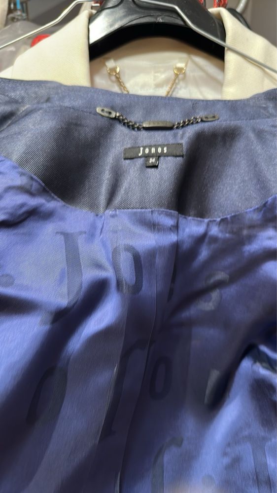 Син костюм Jones-New York, 34 номер, не е носен