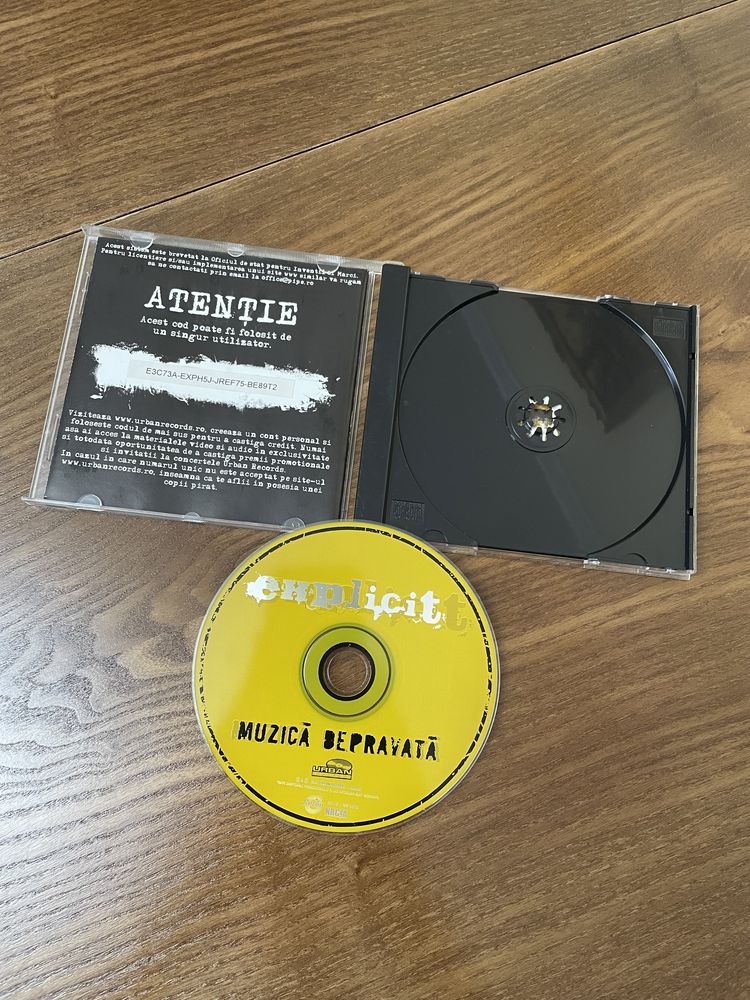 Album Hip-Hop / Rap Românesc: Explicit - Muzică Depravată 2004, CD