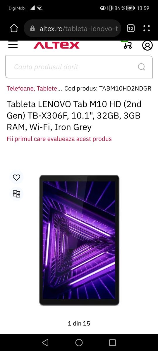 Tableta Lenovo bună tab M10
