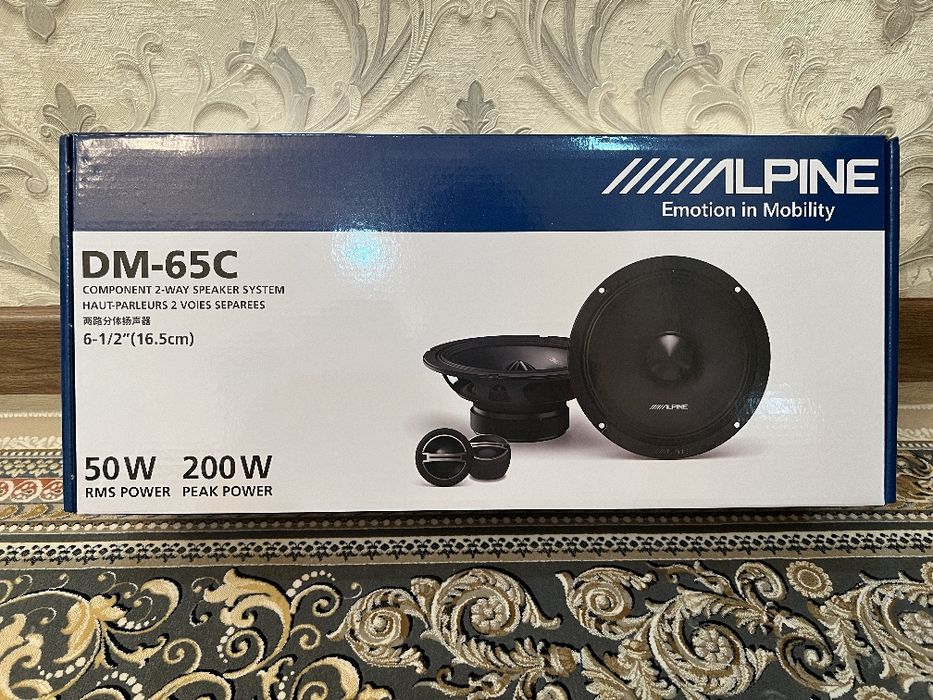 Alpine DM-65C Компонентные двухполосные динамики (16,5 см)