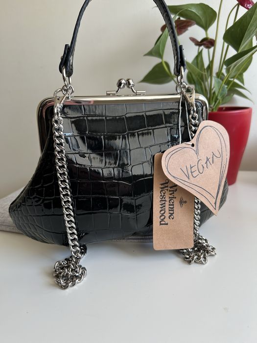 Vivienne Westwood - Frame Bag Croc Patterned Bag ( Нова с етикети )