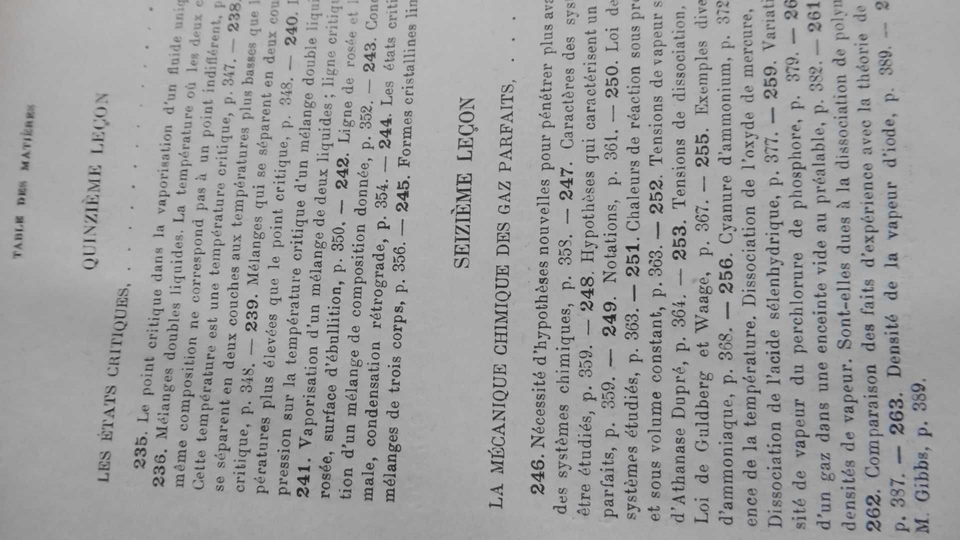 carte veche 1902 p duhem thermodinamique et chimie